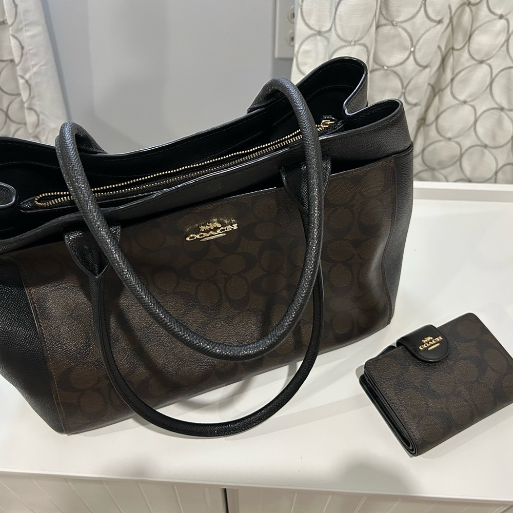 Coach Black and Brown Women's Bag